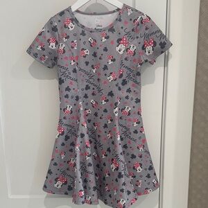 Girls Short Sleeve Dress, Disney Minnie Mouse, Size L 10-12